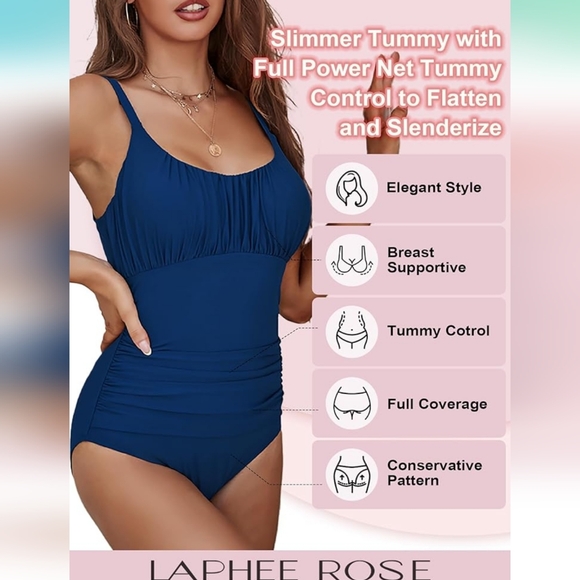 LAPHEE ROSE SWIMSUIT - Picture 5 of 10